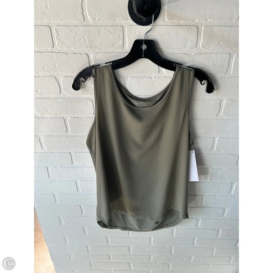 Top Sleeveless By Chicos In Green, Size: M
