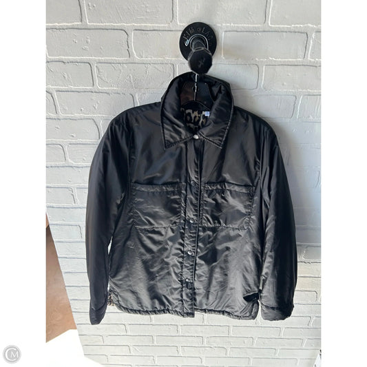 Jacket Shirt By Chicos In Black, Size: S