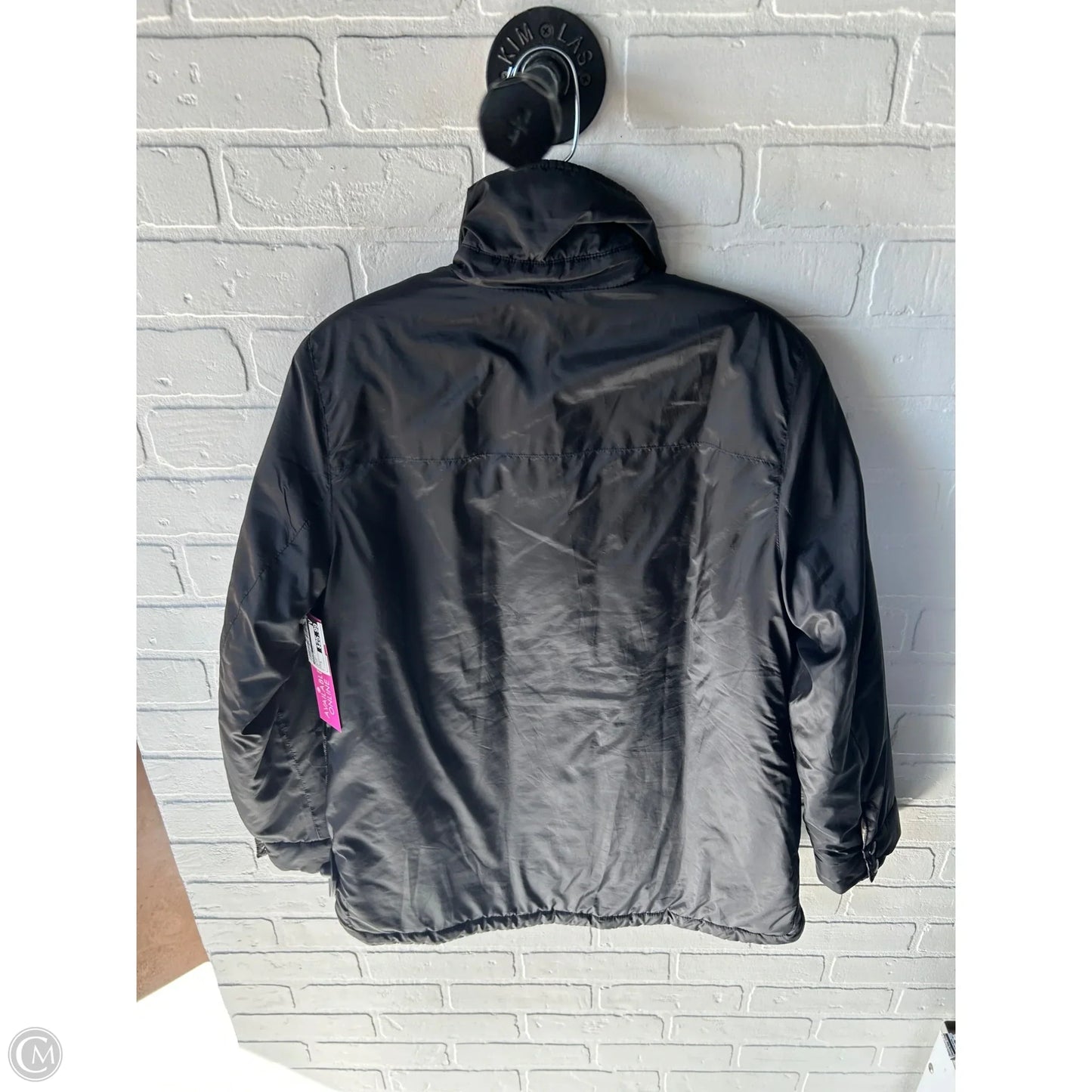 Jacket Shirt By Chicos In Black, Size: S