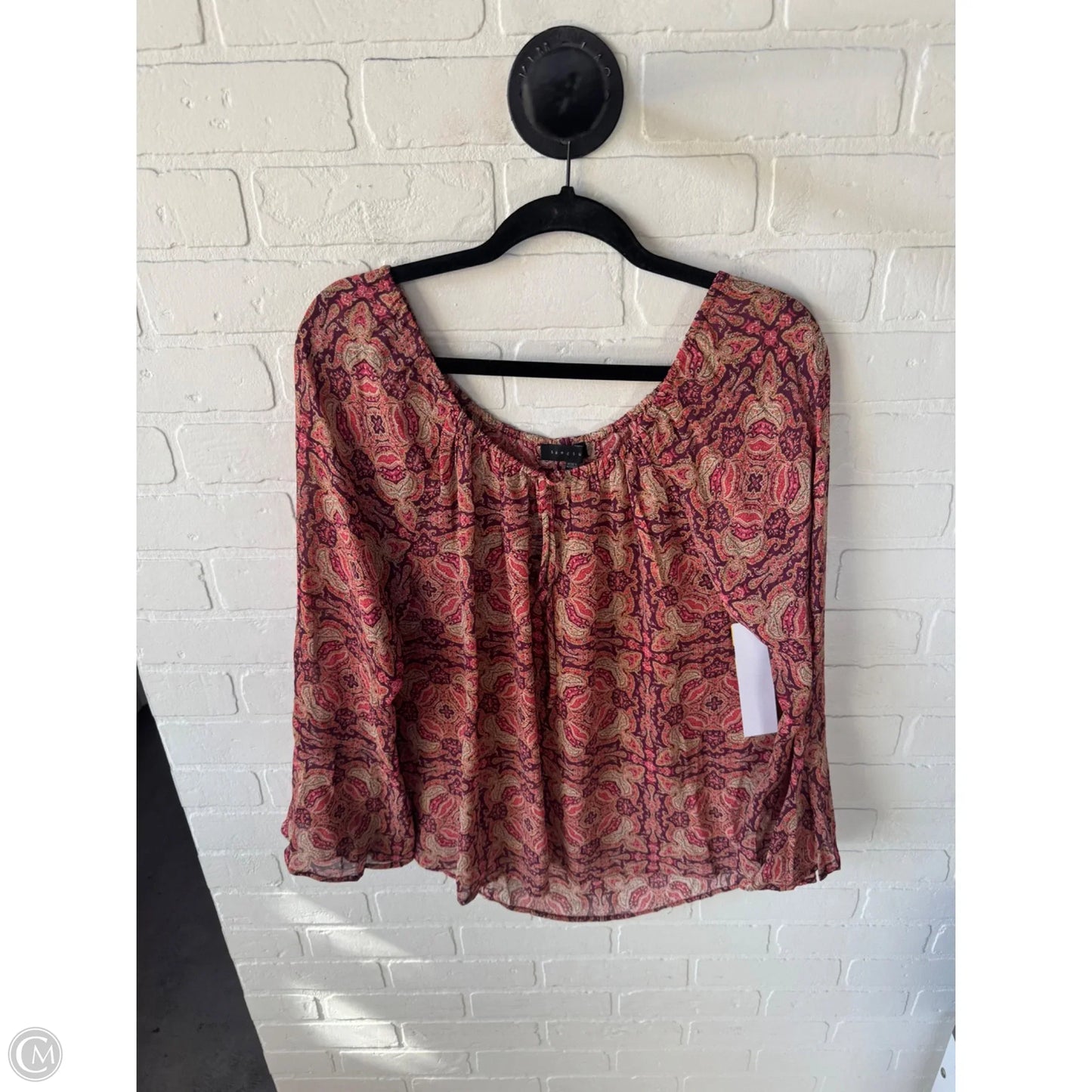 Top Long Sleeve By Sanctuary In Orange & Purple, Size: Xl