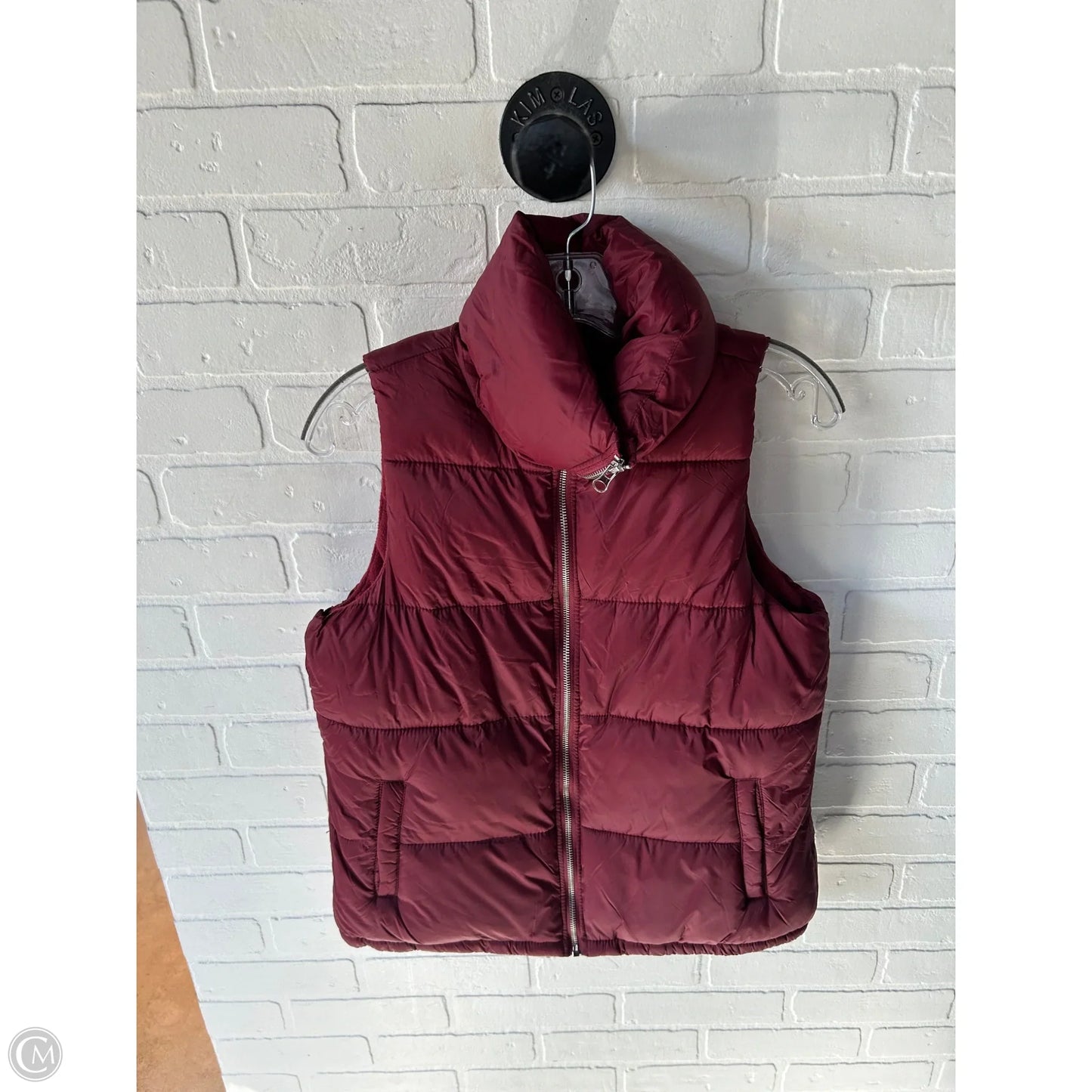 Vest Puffer & Quilted By Old Navy In Red, Size: S