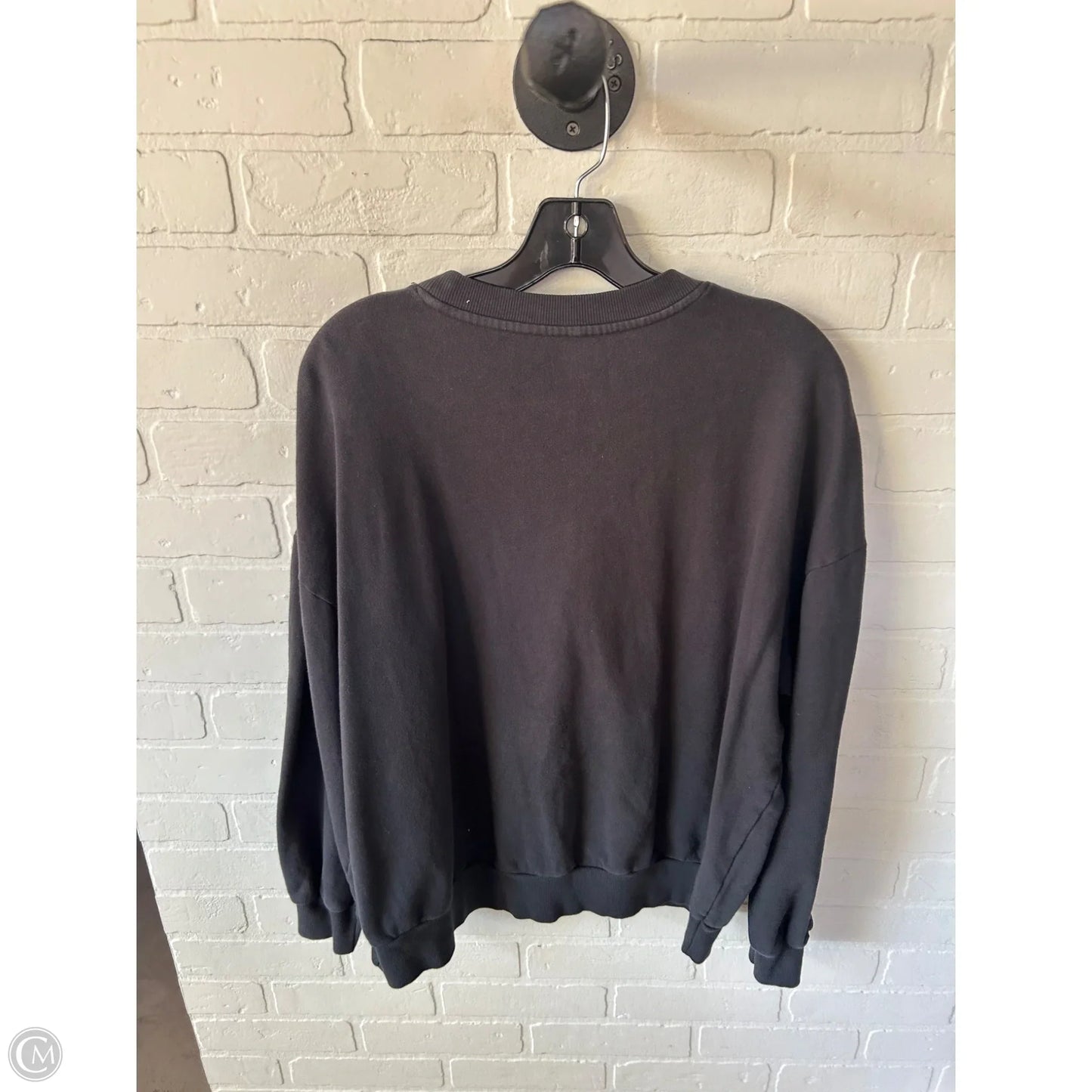 Sweatshirt Crewneck By Z Supply In Grey & White, Size: S