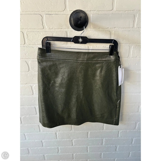 Skirt Mini & Short By Leith In Green, Size: 8