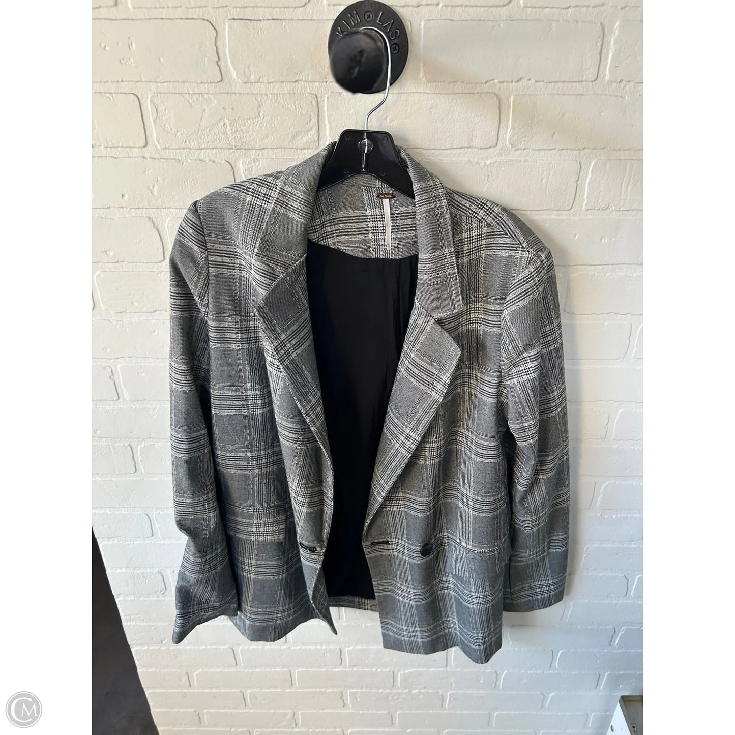 Blazer By Free People In Black & White, Size: Xs
