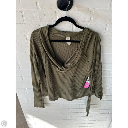 Top Long Sleeve By We The Free In Green, Size: L