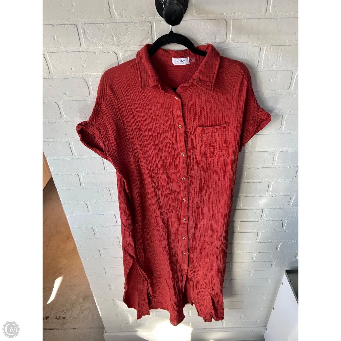 Dress Casual Maxi By Bluivy In Orange, Size: M