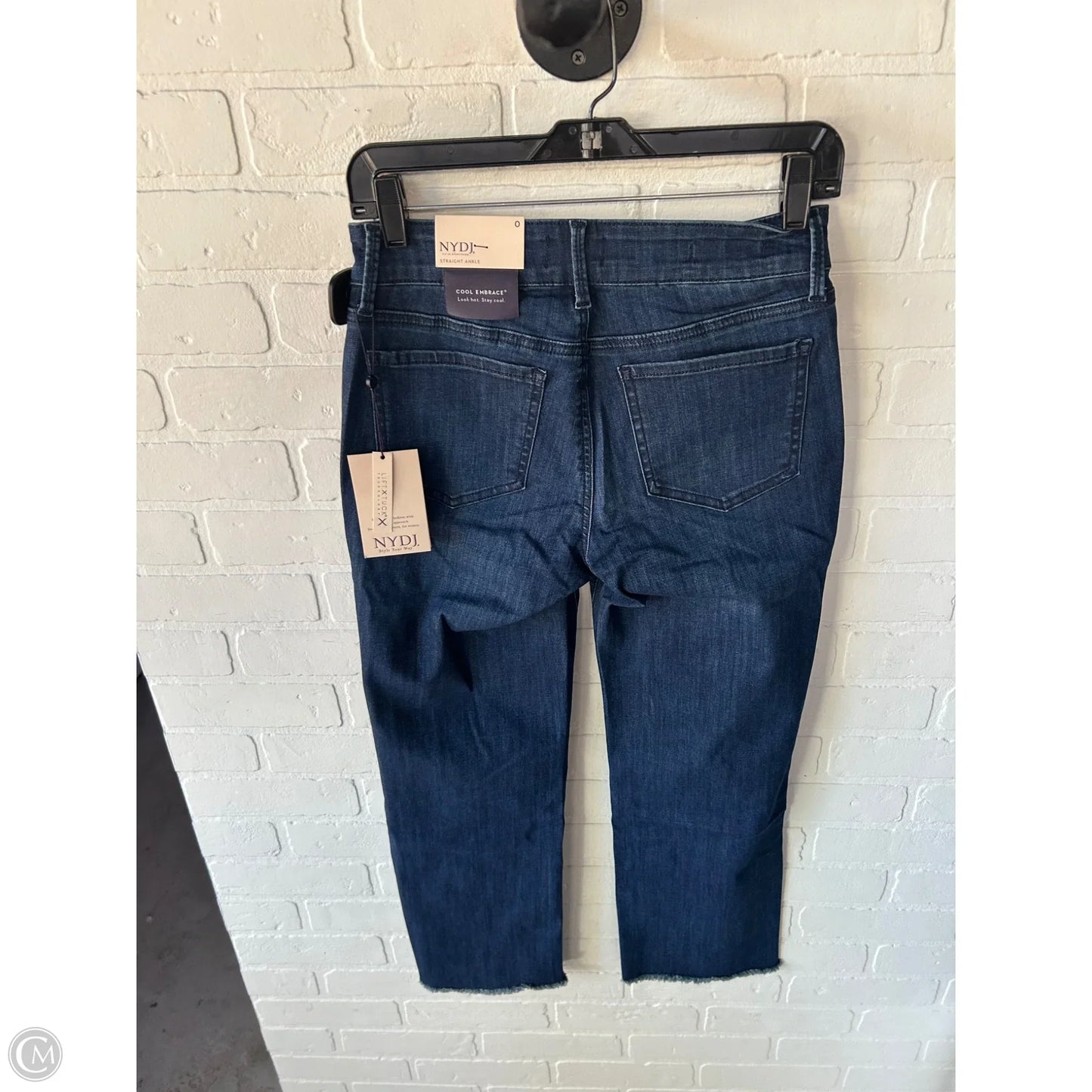 Jeans Straight By Not Your Daughters Jeans In Blue Denim, Size: 0