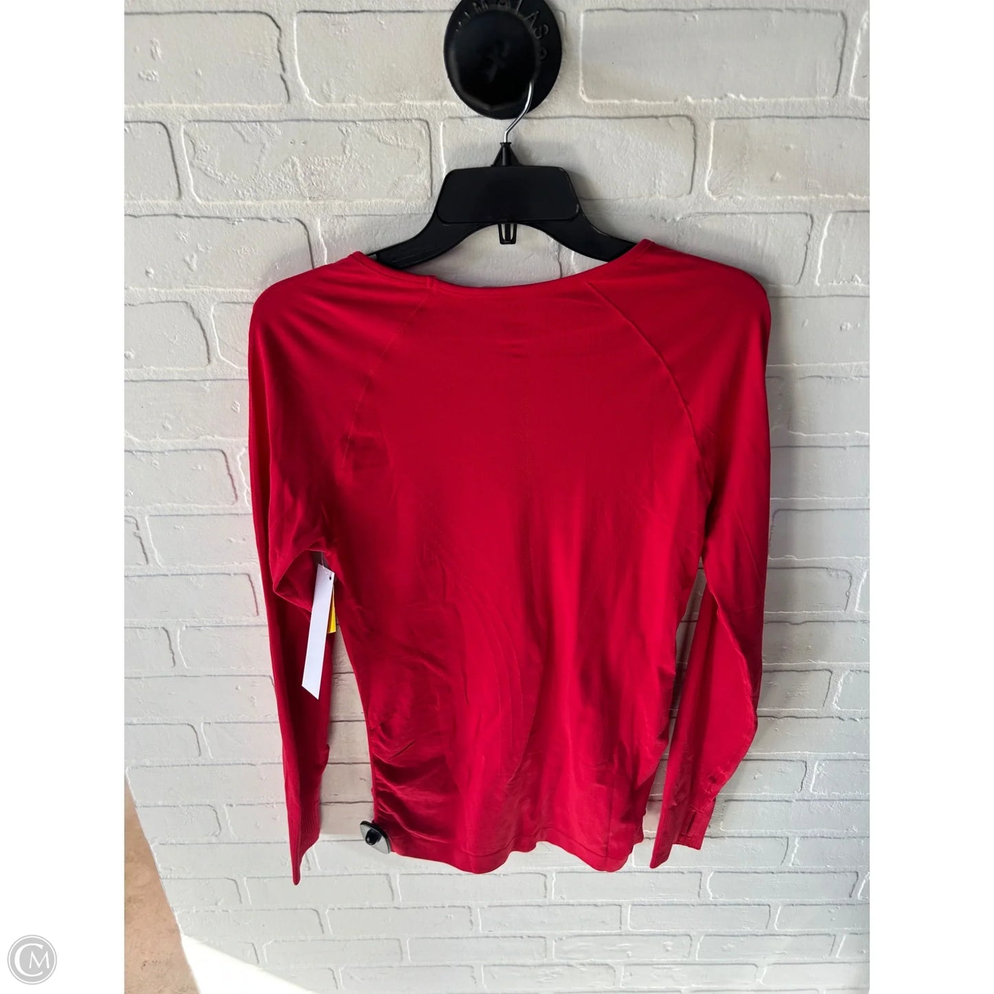 Athletic Top Long Sleeve Crewneck By Athleta In Red, Size: M