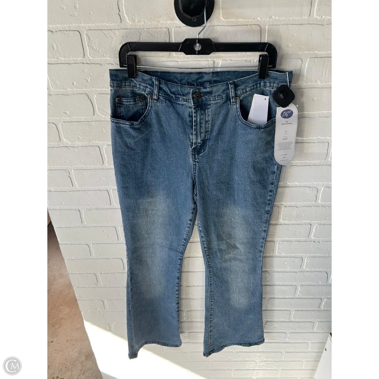 Jeans Boot Cut By Dg2 In Blue Denim, Size: 12p