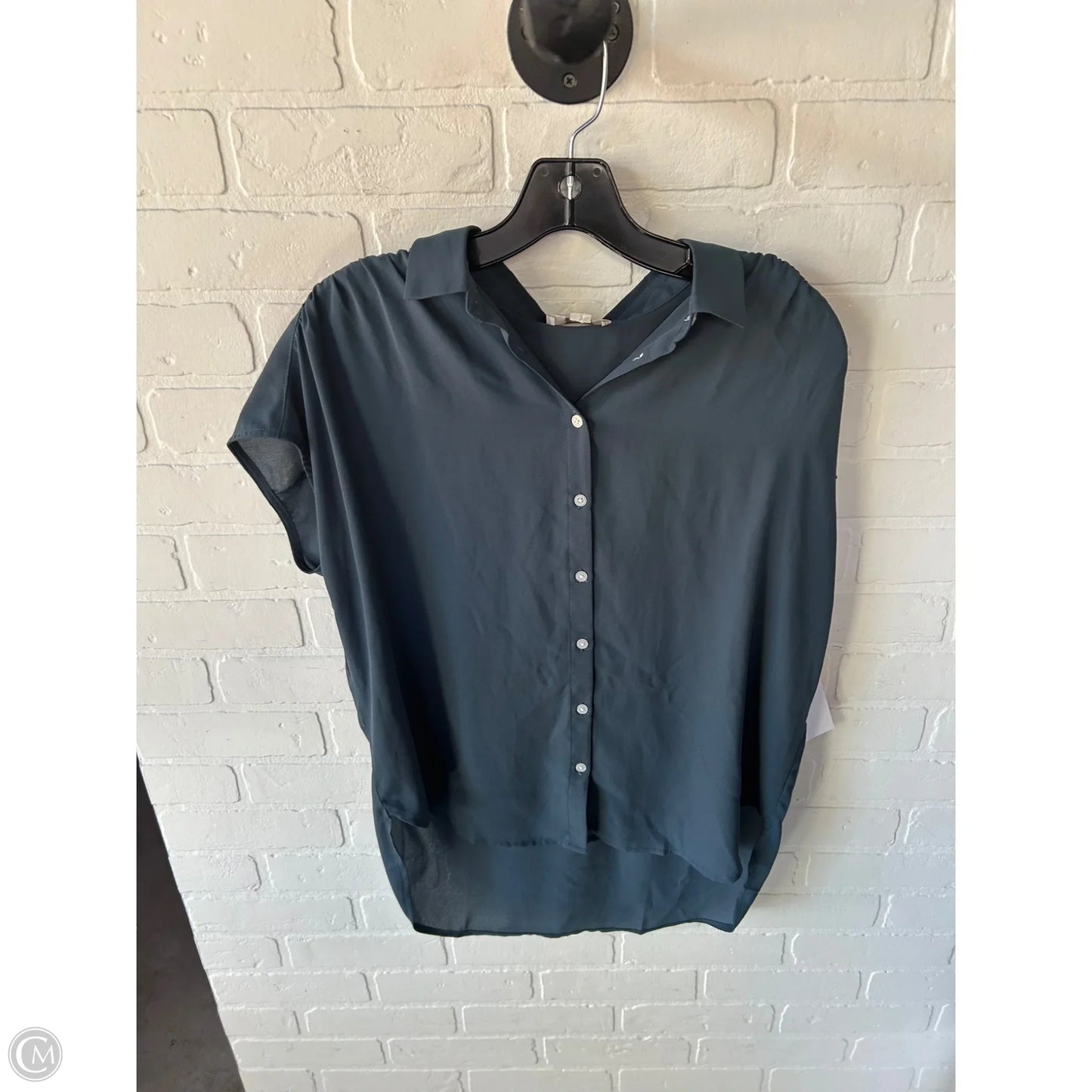 Top Sleeveless By Loft In Blue, Size: M