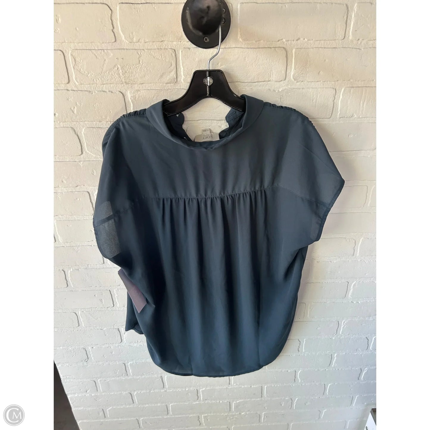 Top Sleeveless By Loft In Blue, Size: M