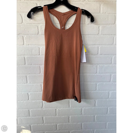 Athletic Tank Top By Lululemon In Tan, Size: S