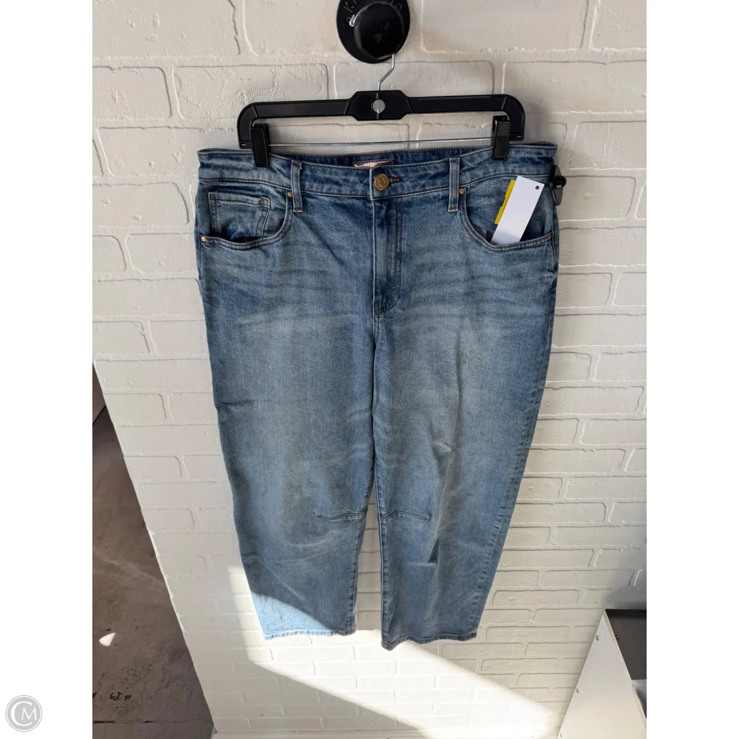 Jeans Straight By Kut In Blue Denim, Size: 12