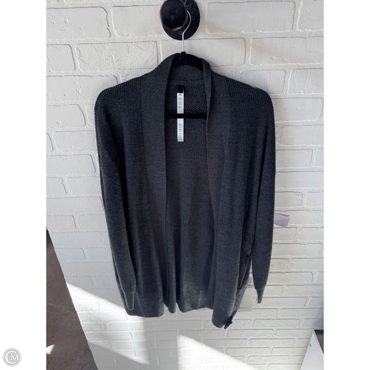 Sweater Cardigan By Lululemon In Grey, Size: M