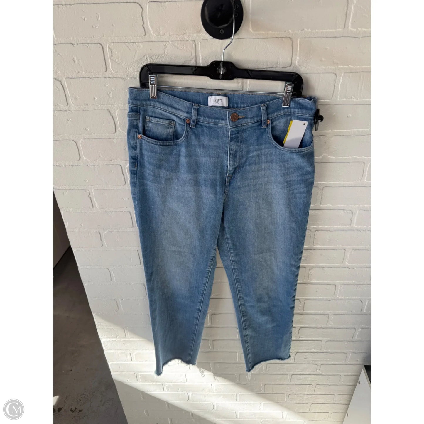 Jeans Boyfriend By Loft In Blue Denim, Size: 8