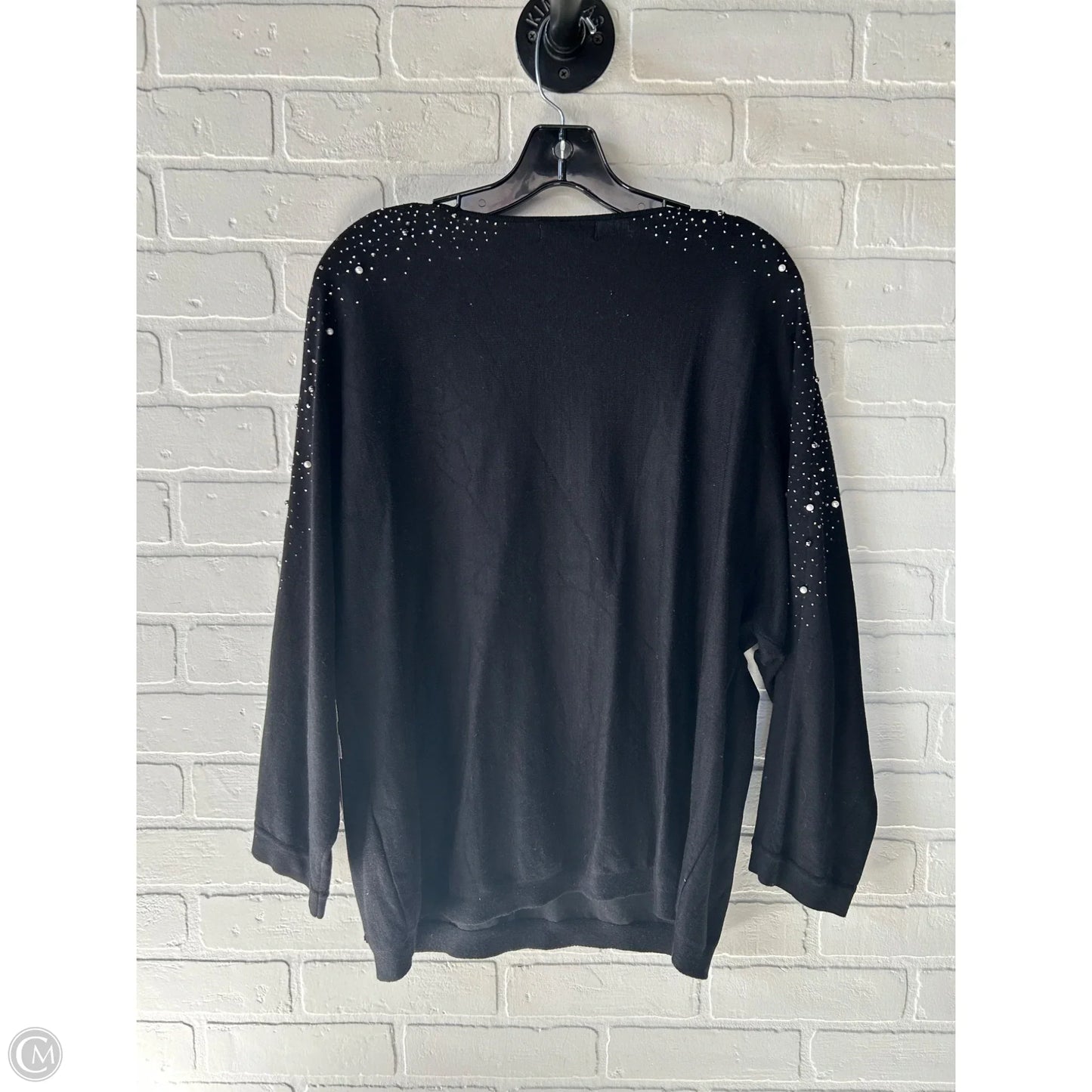 Sweater By Calvin Klein In Black, Size: L