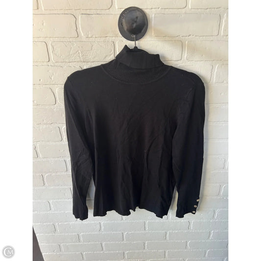 Sweater By Chicos In Black, Size: M