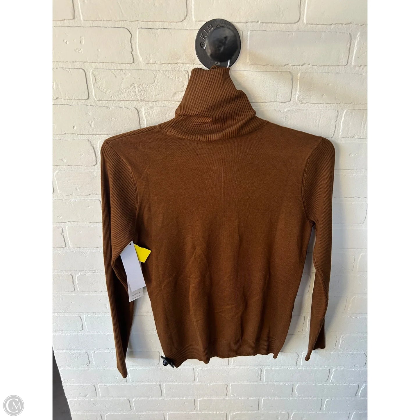Sweater By Calvin Klein In Brown, Size: M