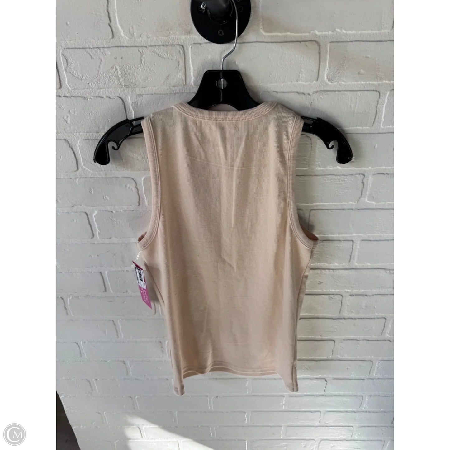 Top Sleeveless By Cmc In Cream, Size: L