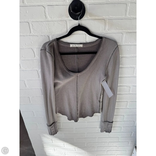 Top Long Sleeve By We The Free In Brown, Size: M
