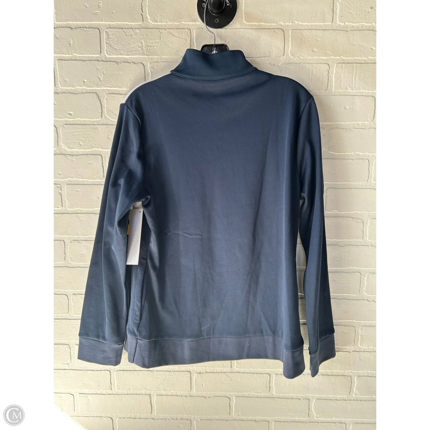 Athletic Jacket By Fila In Blue & Orange, Size: L