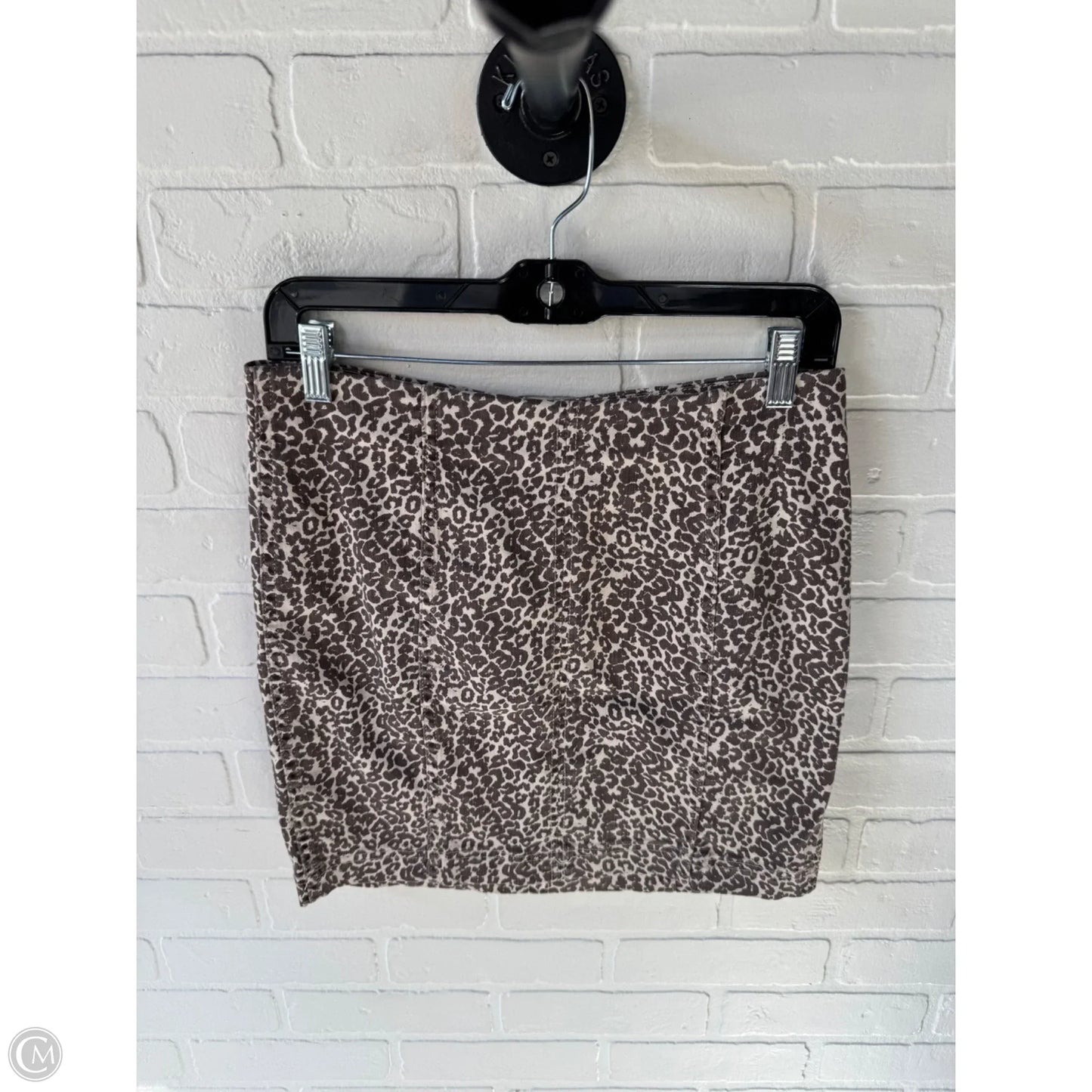 Skirt Mini & Short By Free People In Brown & Cream, Size: 10