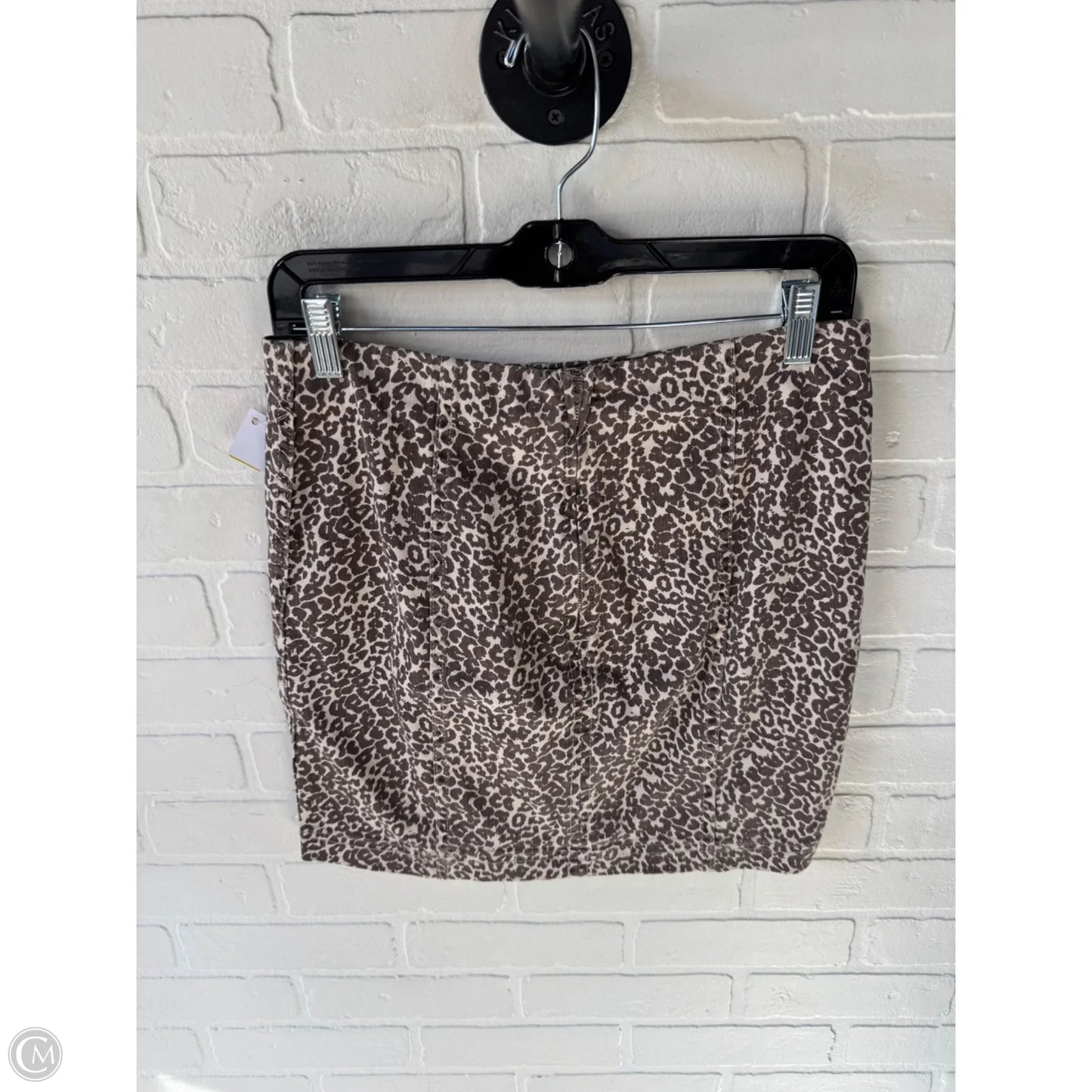 Skirt Mini & Short By Free People In Brown & Cream, Size: 10