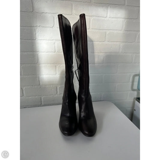 Boots Knee Heels By Vince Camuto In Brown, Size: 8.5