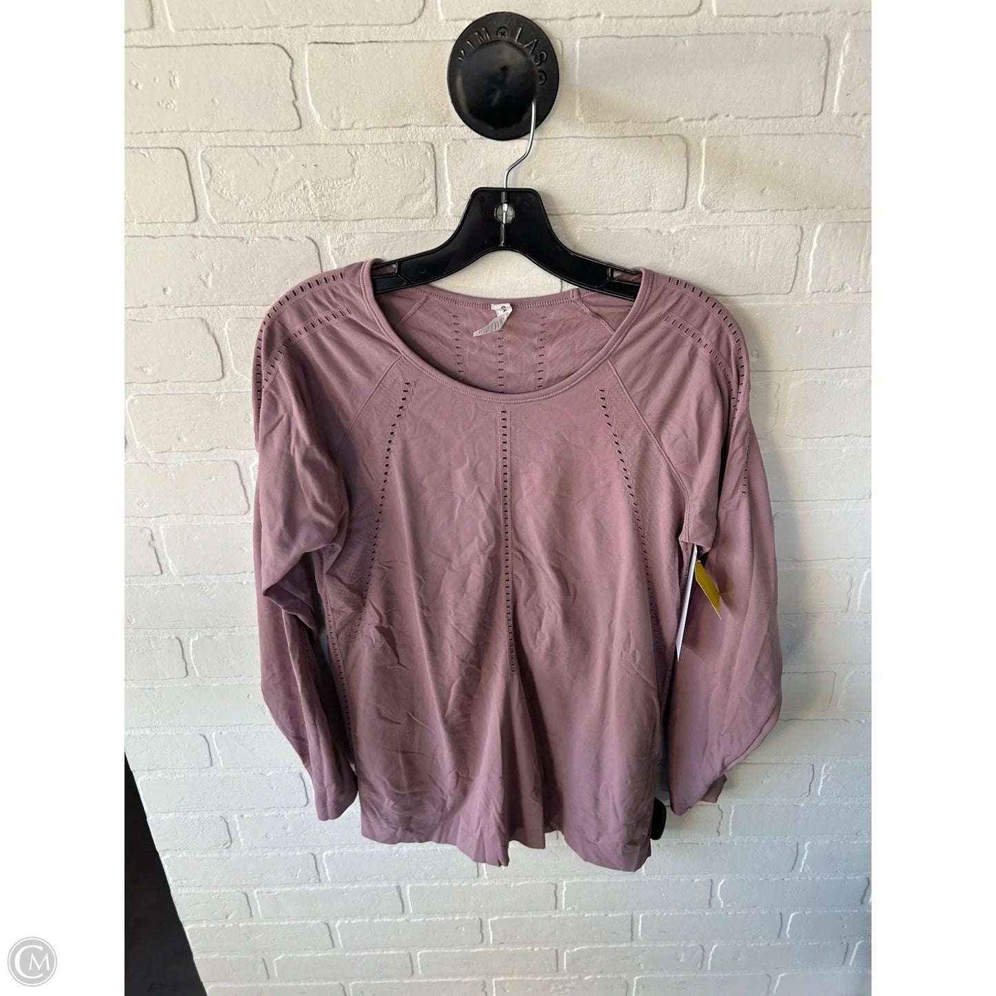 Athletic Top Long Sleeve Crewneck By Athleta In Pink, Size: L
