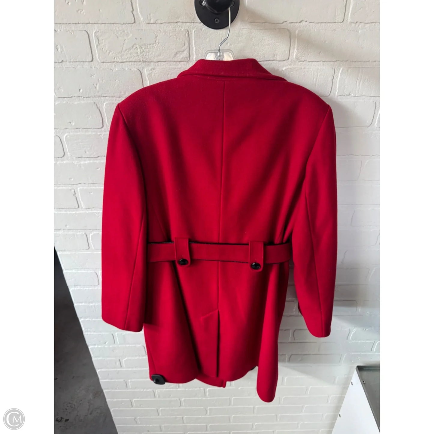 Coat Peacoat By Preston And New York In Red, Size: Xl