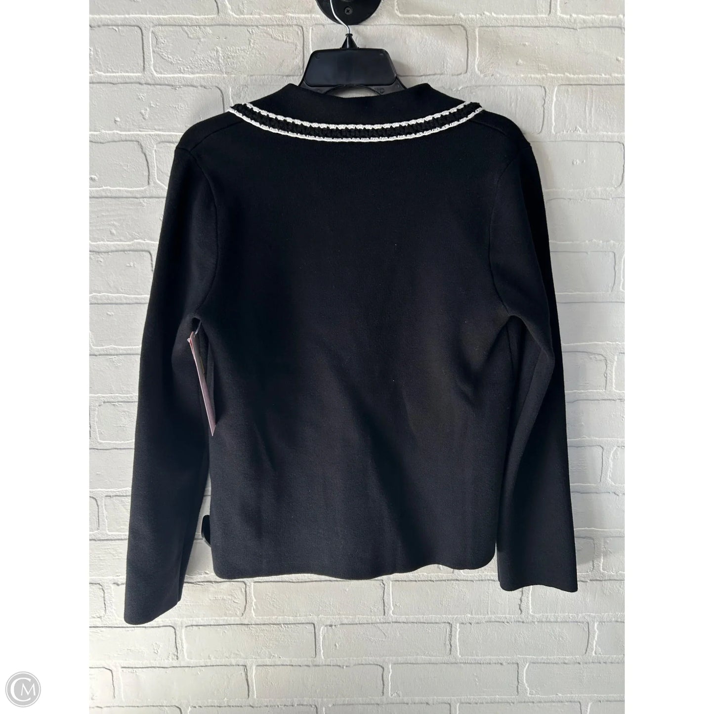 Blazer By Anne Klein In Black & White, Size: S