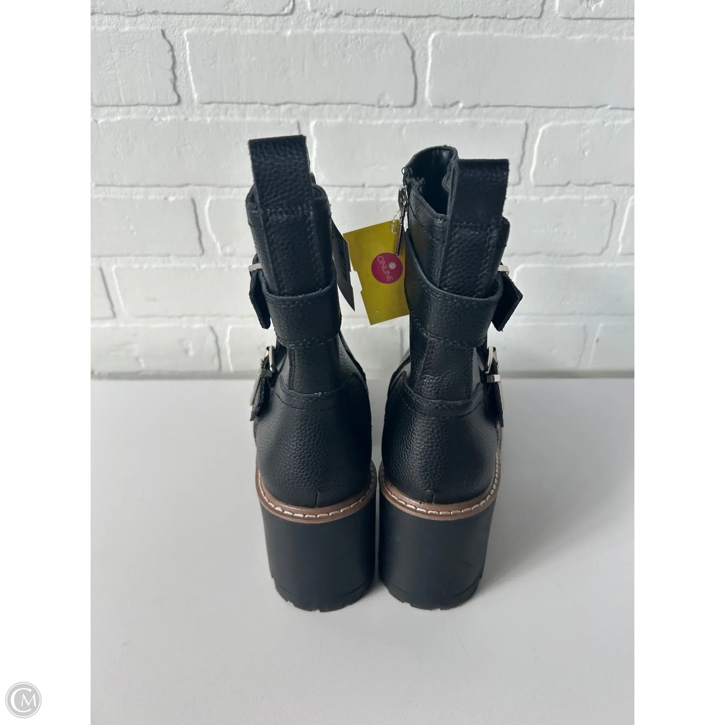 Boots Mid-calf Heels By Blondo In Black, Size: 9.5