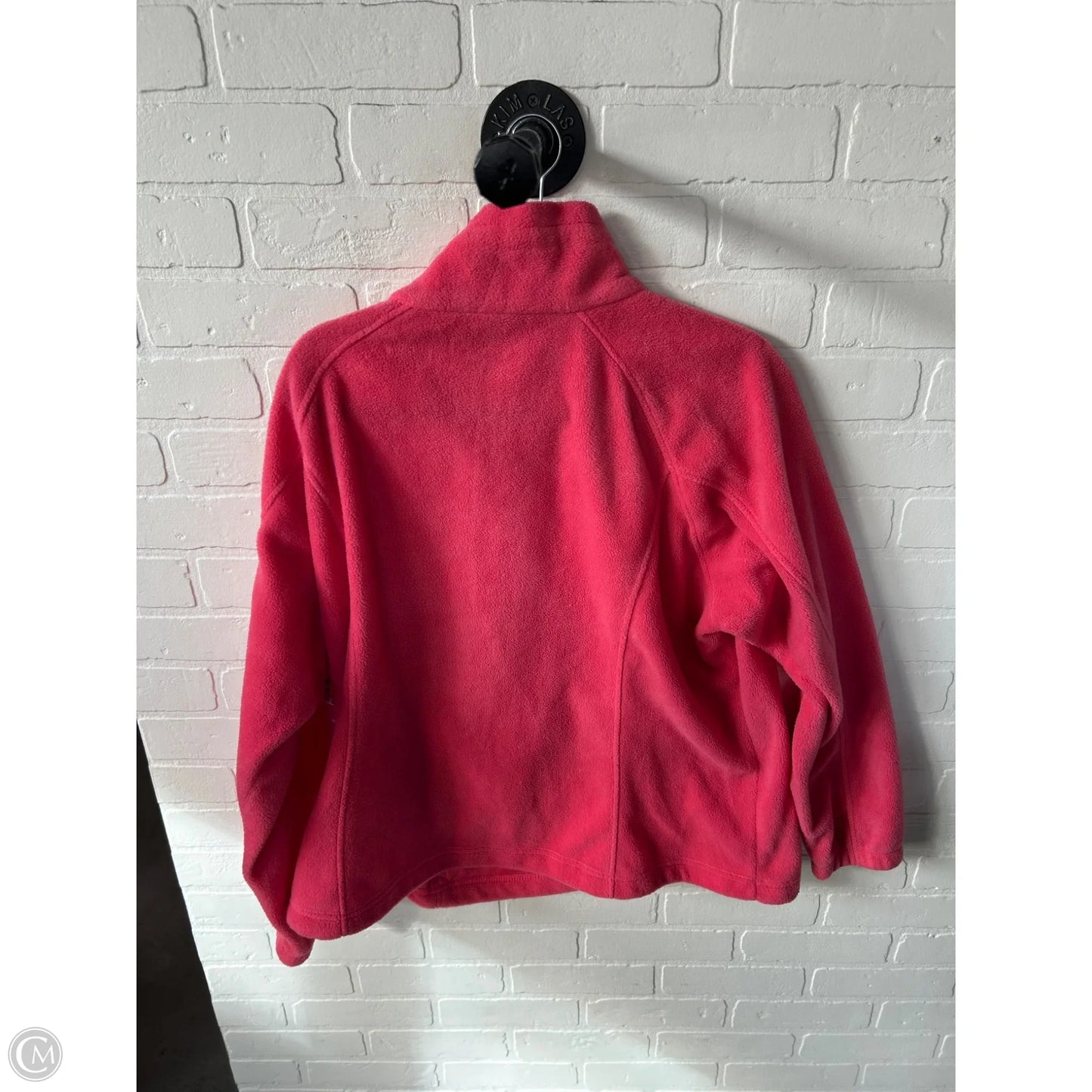 Jacket Fleece By Columbia In Pink, Size: 2x
