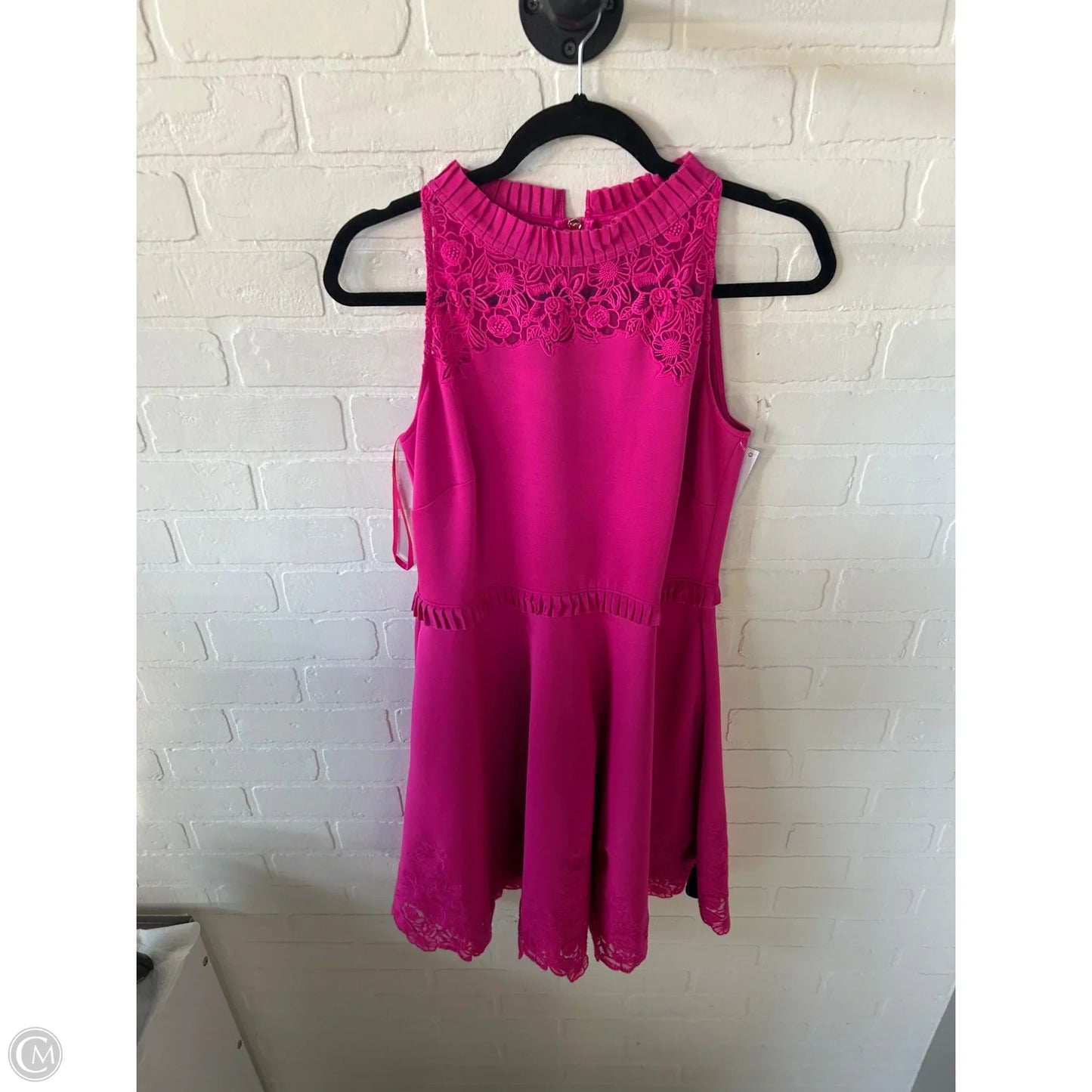 Dress Party Short By Ted Baker In Pink & Purple, Size: M