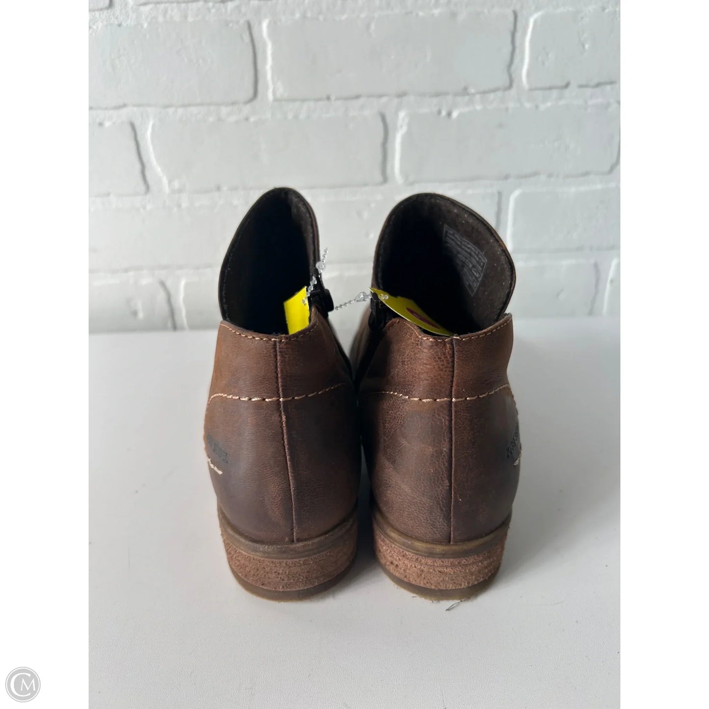 Boots Ankle Flats By Josef Seibel In Brown, Size: 8.5