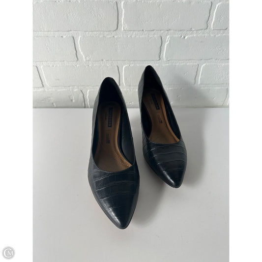 Shoes Heels Block By Clarks In Black, Size: 8