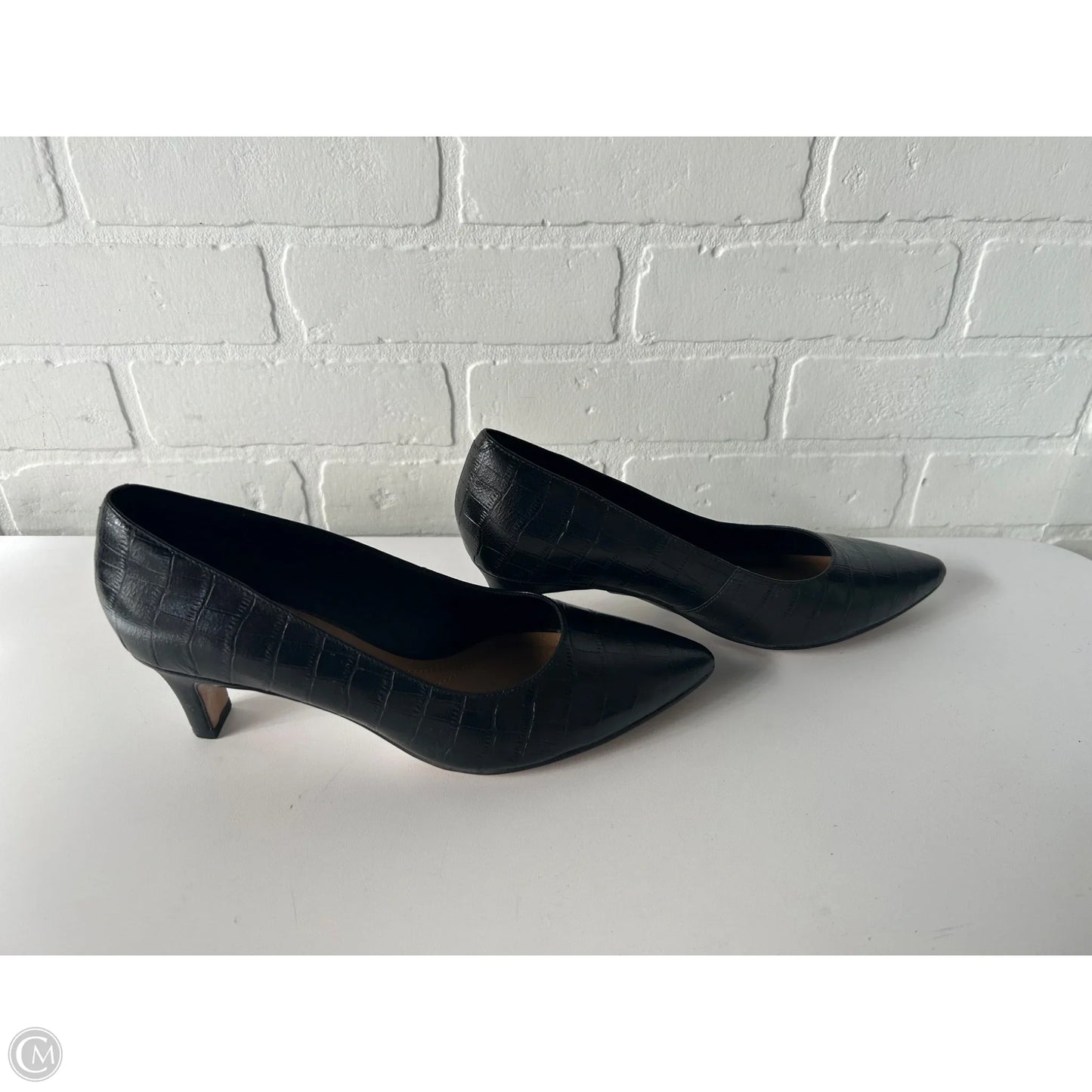Shoes Heels Block By Clarks In Black, Size: 8