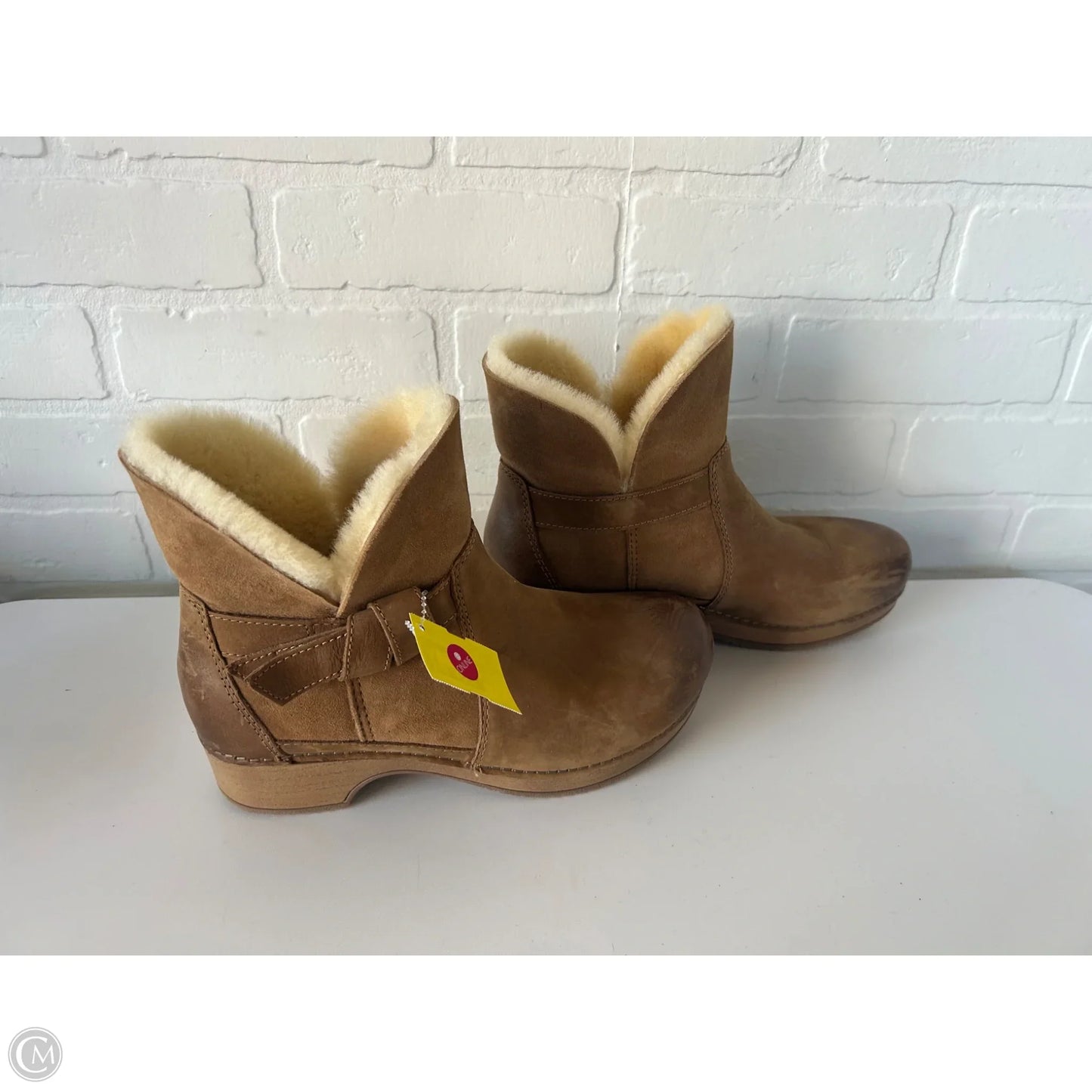 Boots Ankle Heels By Dansko In Brown, Size: 7.5