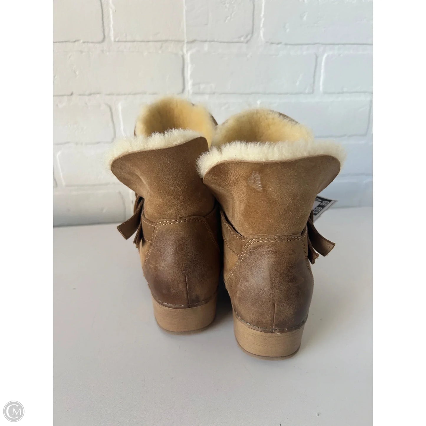 Boots Ankle Heels By Dansko In Brown, Size: 7.5