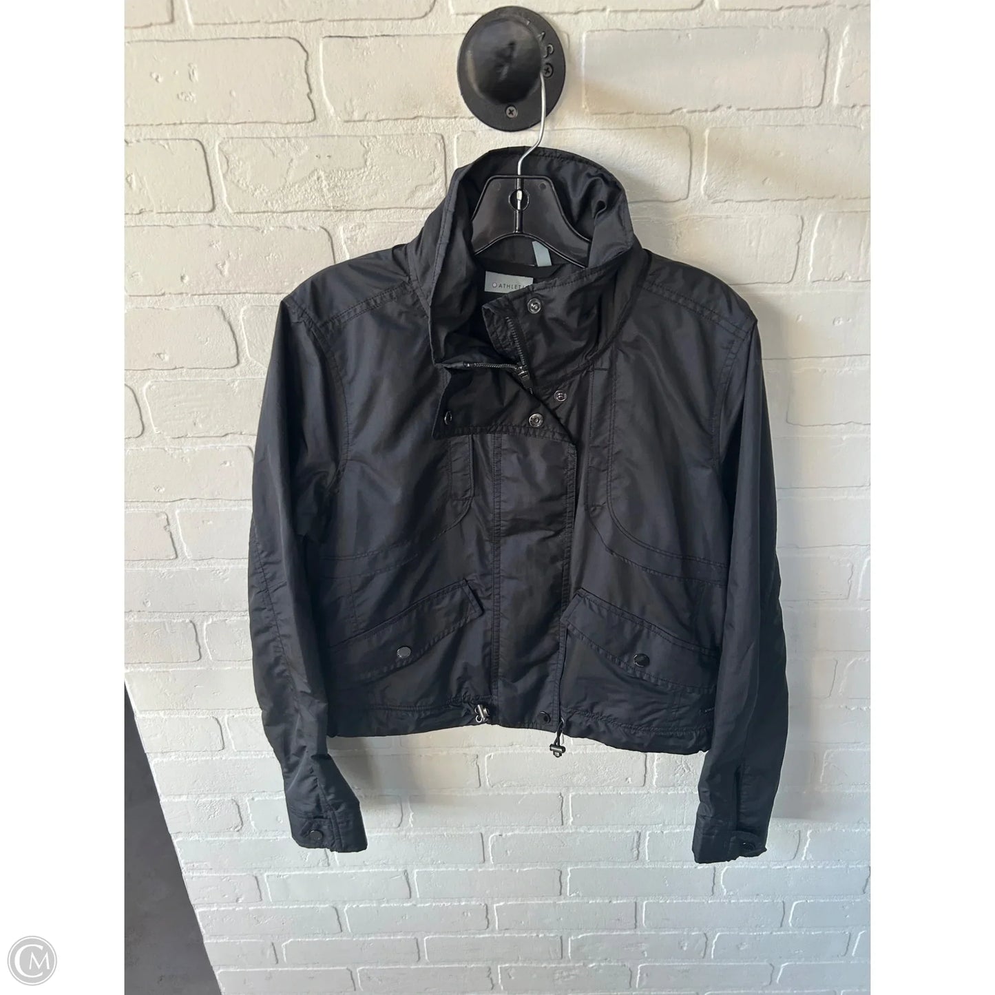 Athletic Jacket By Athleta In Black, Size: S