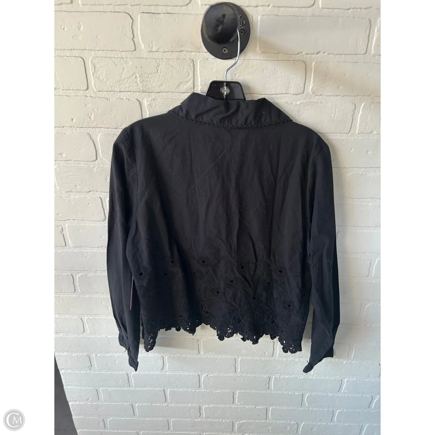 Top Long Sleeve By Joie In Black, Size: M