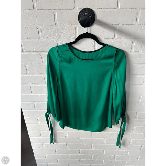 Top 3/4 Sleeve By Elie Tahari In Green, Size: S