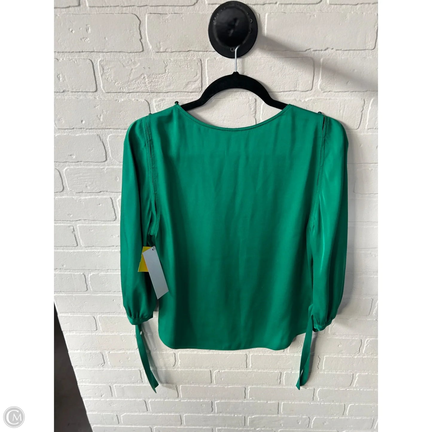 Top 3/4 Sleeve By Elie Tahari In Green, Size: S