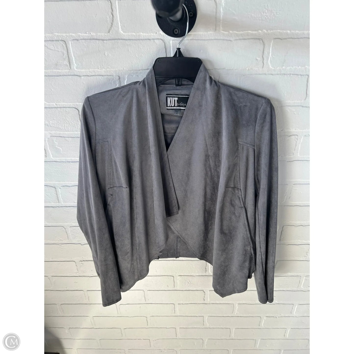 Jacket Other By Kut In Grey, Size: Xs