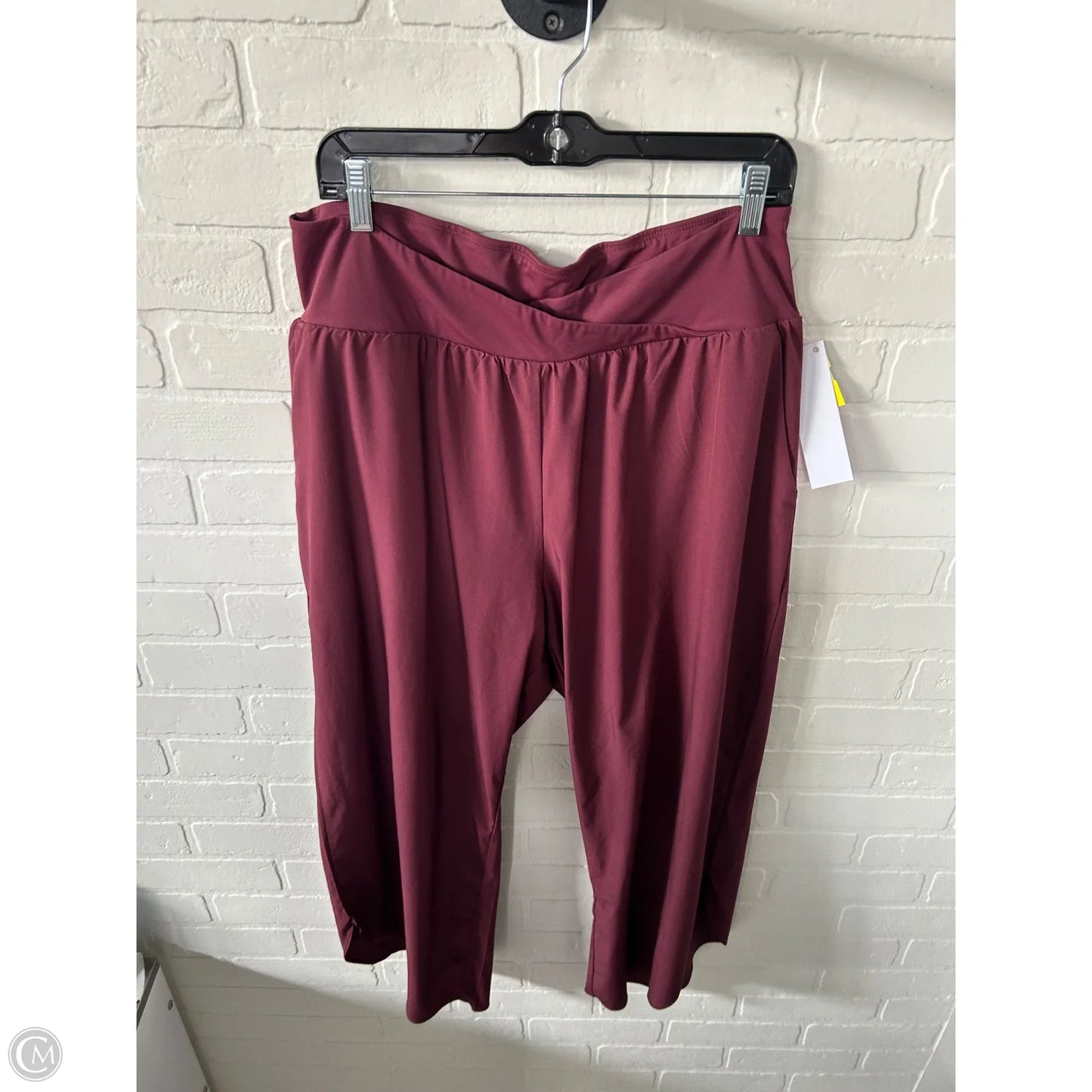 Athletic Pants By Halara In Red, Size: 14
