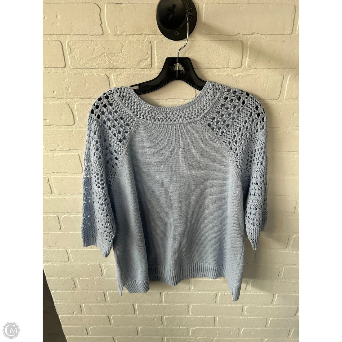 Sweater Short Sleeve By J. Jill In Blue, Size: Mp