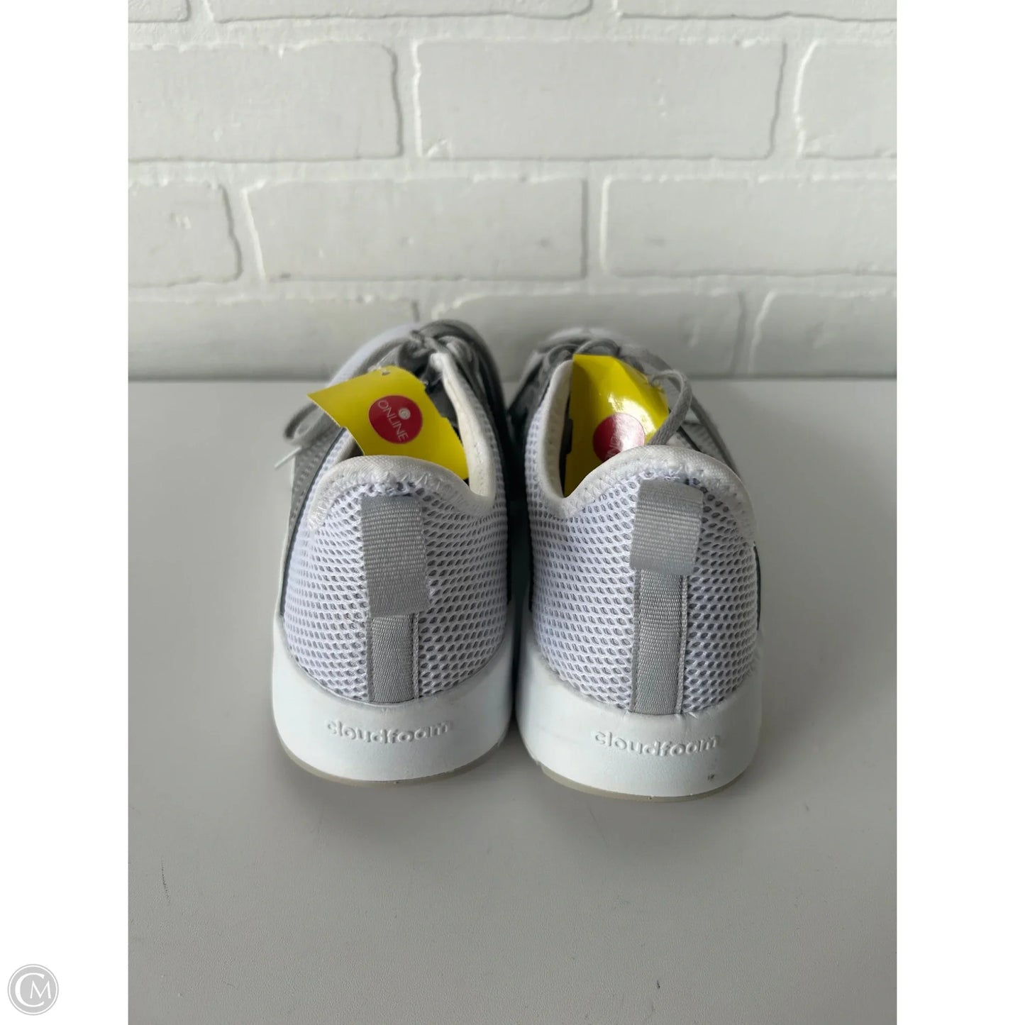 Shoes Sneakers By Adidas In Grey, Size: 9