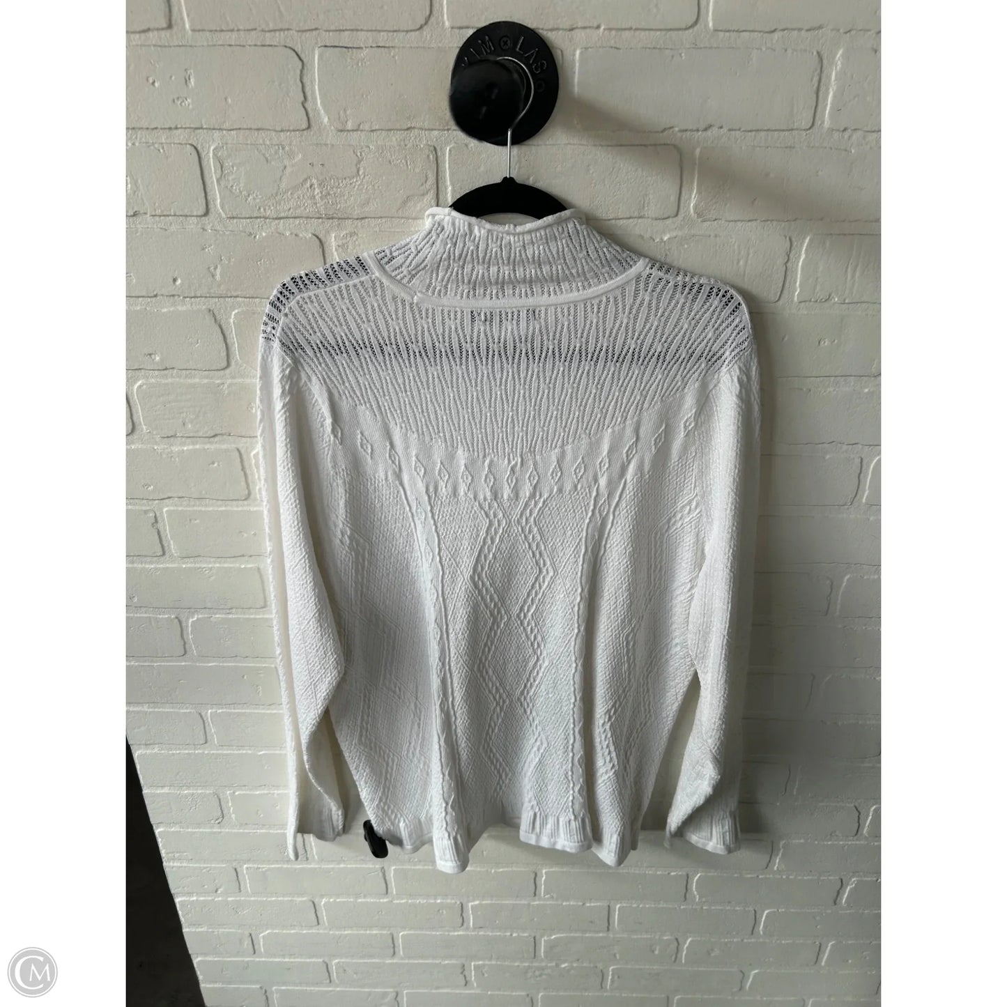 Sweater By Nic + Zoe In White, Size: Xxl