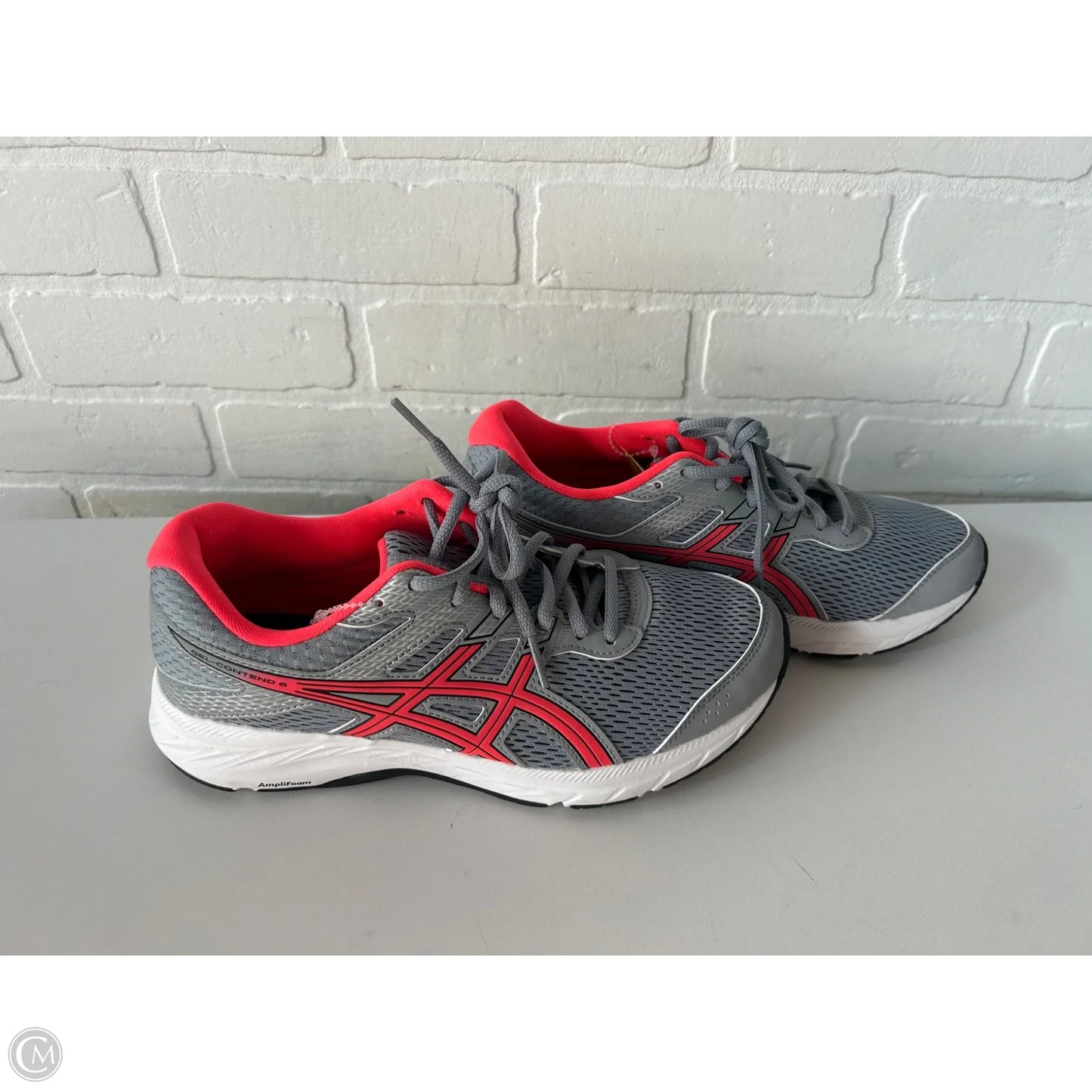 Shoes Athletic By Asics In Grey, Size: 8