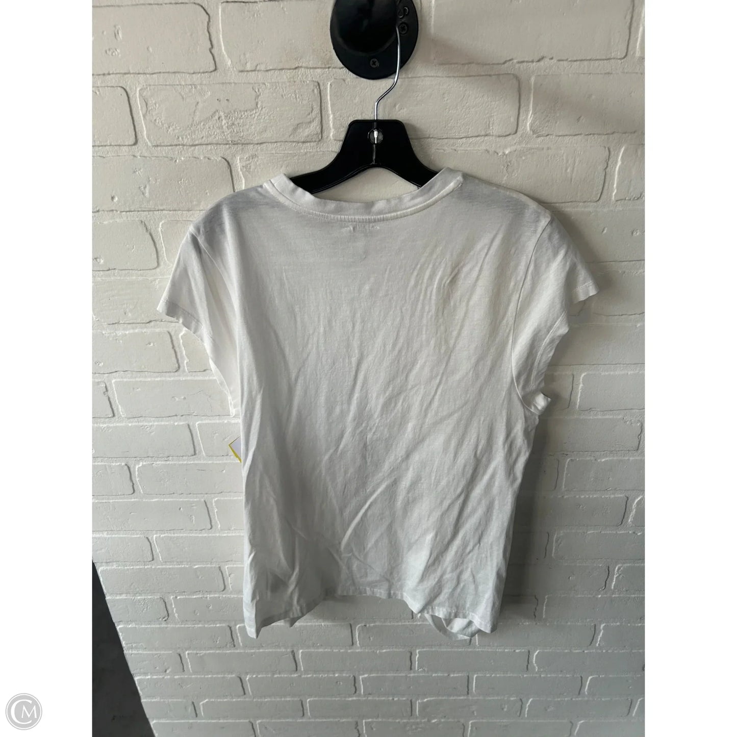 Top Short Sleeve By Joie In White, Size: L